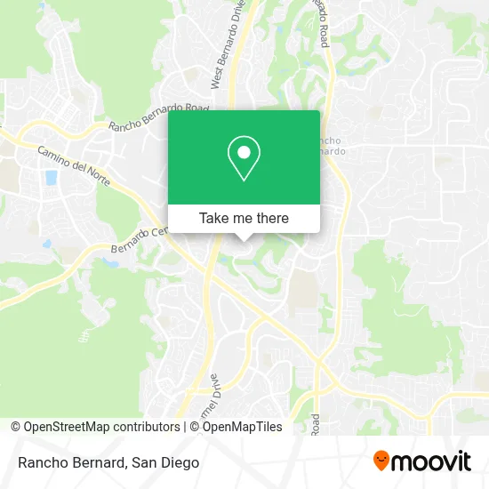 Rancho Bernard map