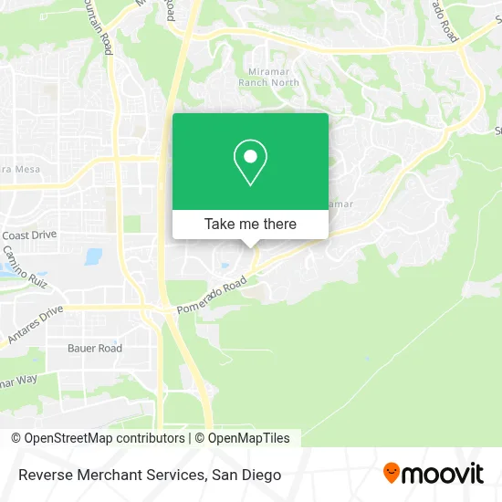 Reverse Merchant Services map