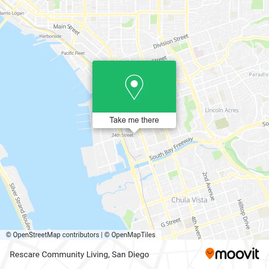 Rescare Community Living map