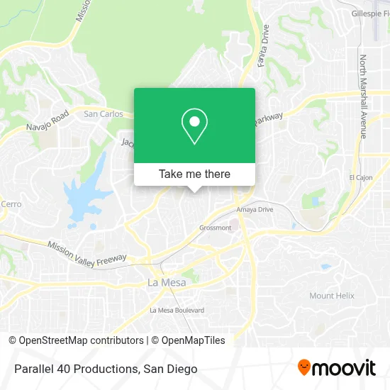 Parallel 40 Productions map