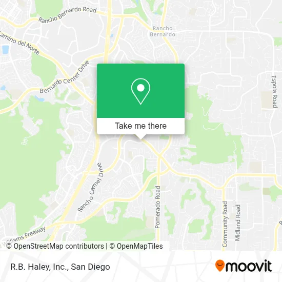 R.B. Haley, Inc. map