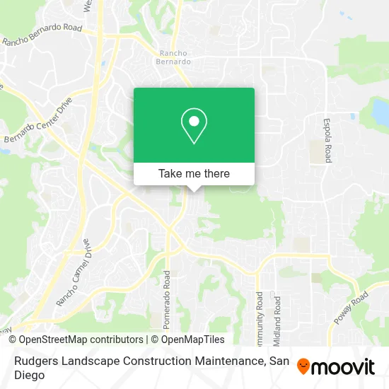 Rudgers Landscape Construction Maintenance map