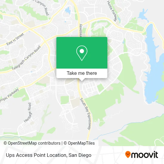 Ups Access Point Location map
