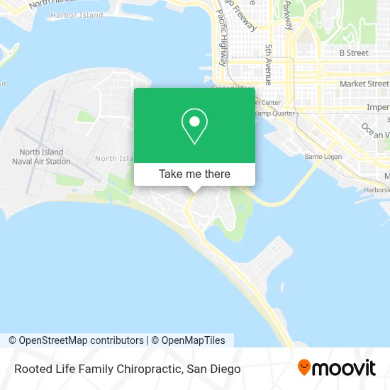 Rooted Life Family Chiropractic map