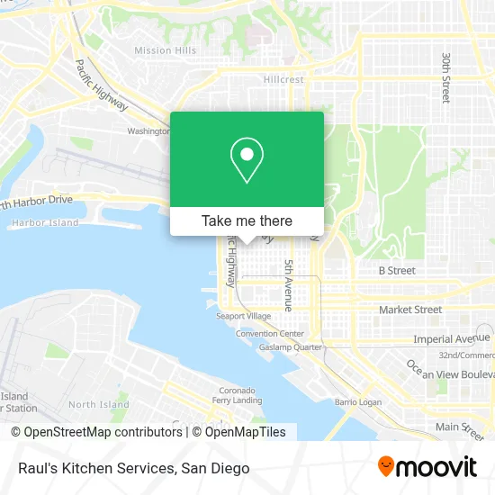 Raul's Kitchen Services map