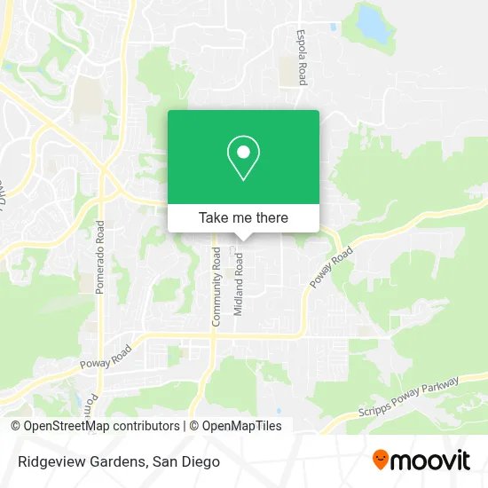 Ridgeview Gardens map
