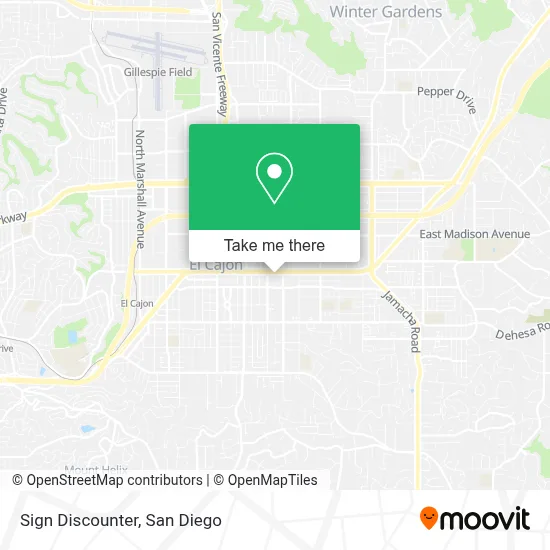 Sign Discounter map