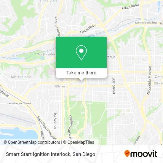 Smart Start Ignition Interlock map