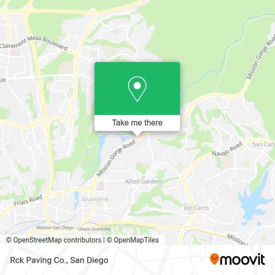 Rck Paving Co. map