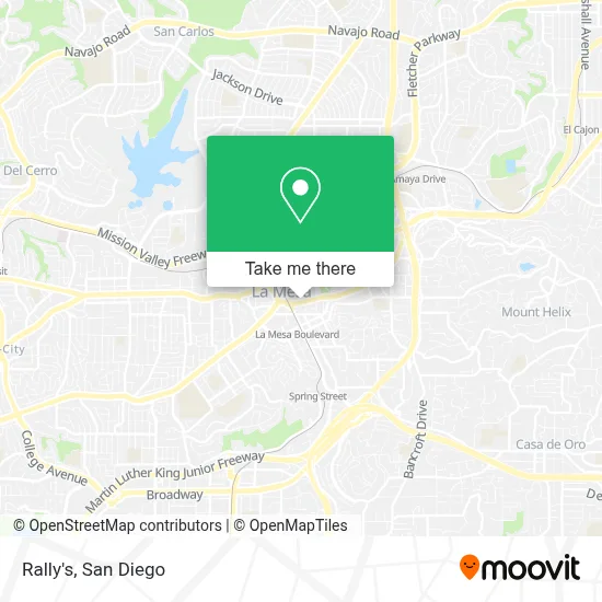 Rally's map