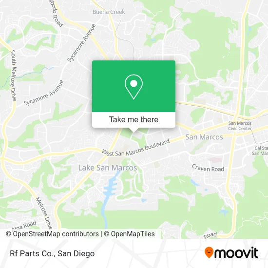 Rf Parts Co. map