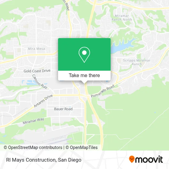 Rl Mays Construction map