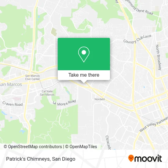 Patrick's Chimneys map