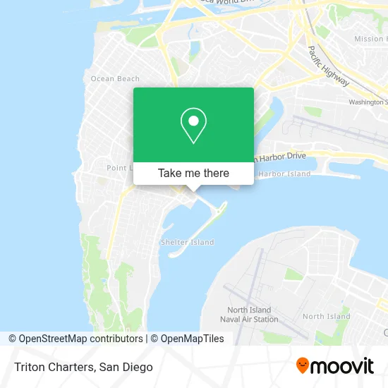 Triton Charters map
