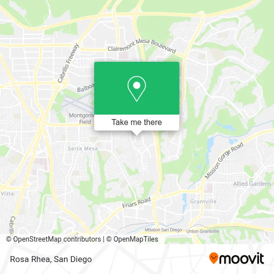 Rosa Rhea map
