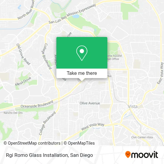 Rgi Romo Glass Installation map
