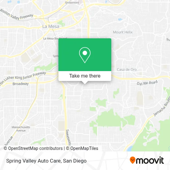 Spring Valley Auto Care map