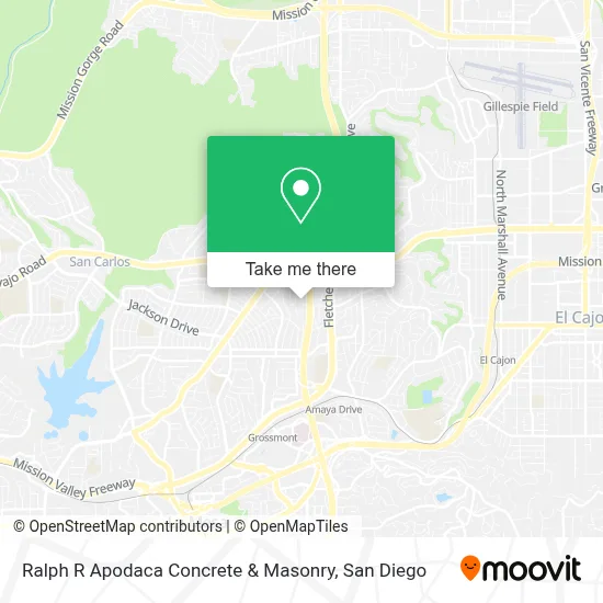 Ralph R Apodaca Concrete & Masonry map