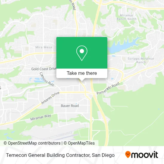 Temecon General Building Contractor map