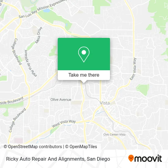 Ricky Auto Repair And Alignments map