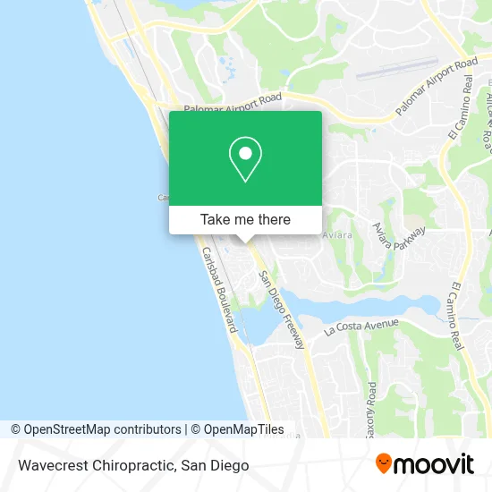 Wavecrest Chiropractic map