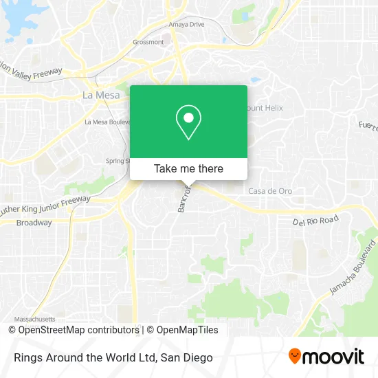Rings Around the World Ltd map