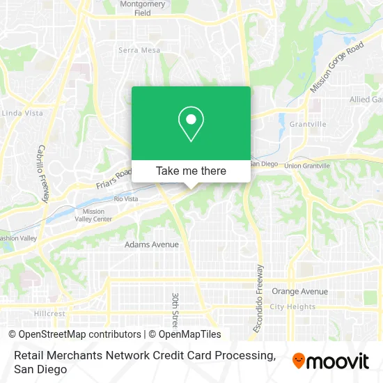 Retail Merchants Network Credit Card Processing map