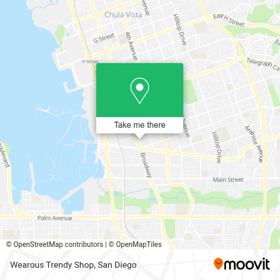 Wearous Trendy Shop map