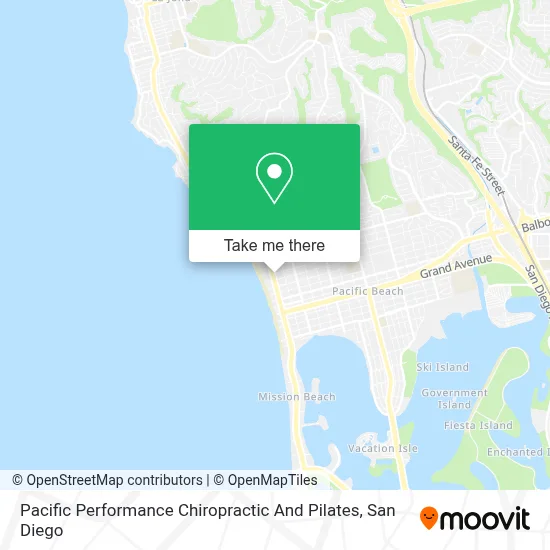 Pacific Performance Chiropractic And Pilates map