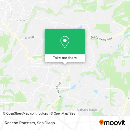 Rancho Roasters map