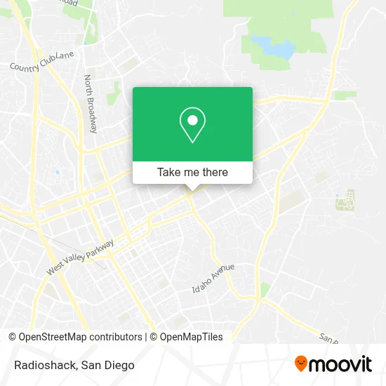 Radioshack map