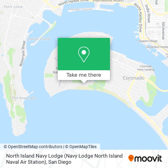 Mapa de North Island Navy Lodge (Navy Lodge North Island Naval Air Station)