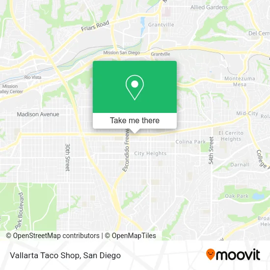 Vallarta Taco Shop map
