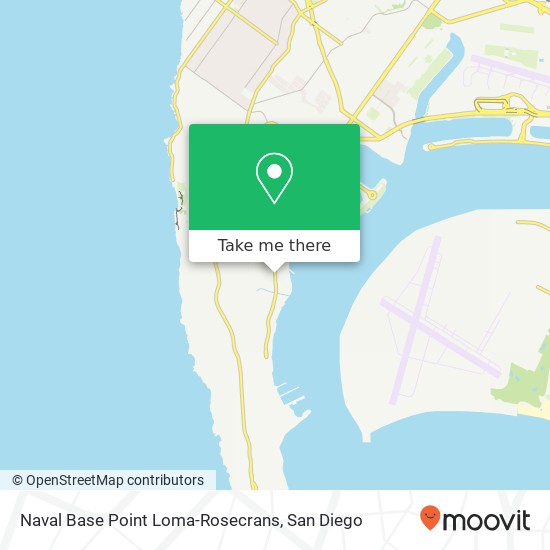 Mapa de Naval Base Point Loma-Rosecrans