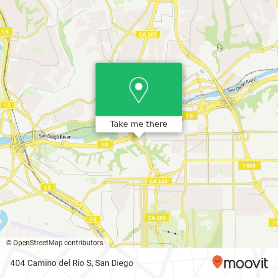 404 Camino del Rio S map