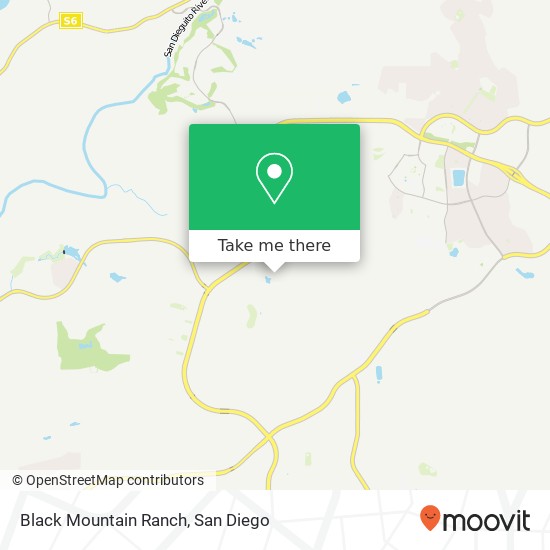 Mapa de Black Mountain Ranch