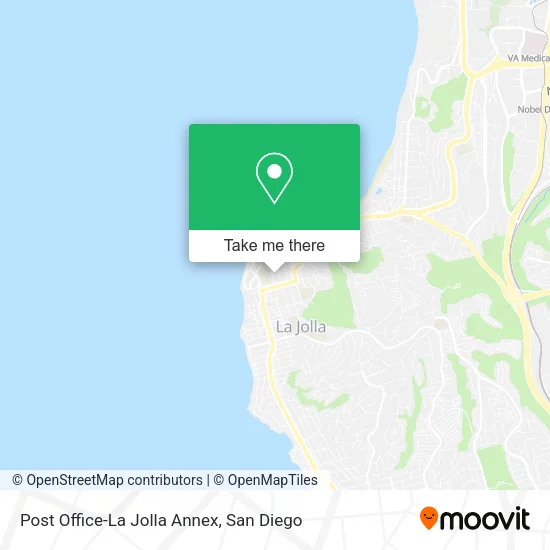 Post Office-La Jolla Annex map