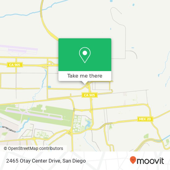 2465 Otay Center Drive map
