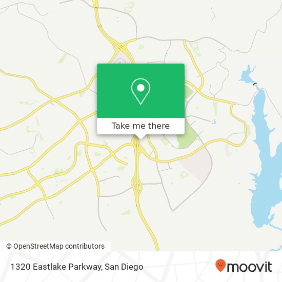 Mapa de 1320 Eastlake Parkway