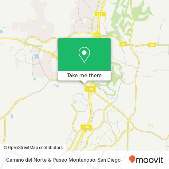 Camino del Norte & Paseo Montanoso map
