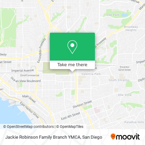 Jackie Robinson Family Branch YMCA map