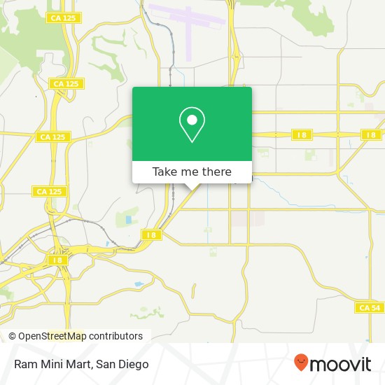 Mapa de Ram Mini Mart