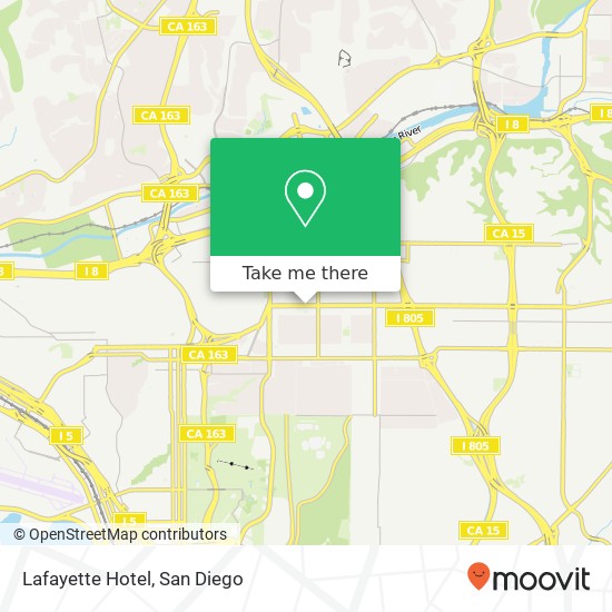 Mapa de Lafayette Hotel