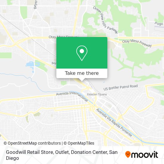 Mapa de Goodwill Retail Store, Outlet, Donation Center