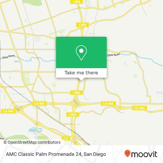 Mapa de AMC Classic Palm Promenade 24