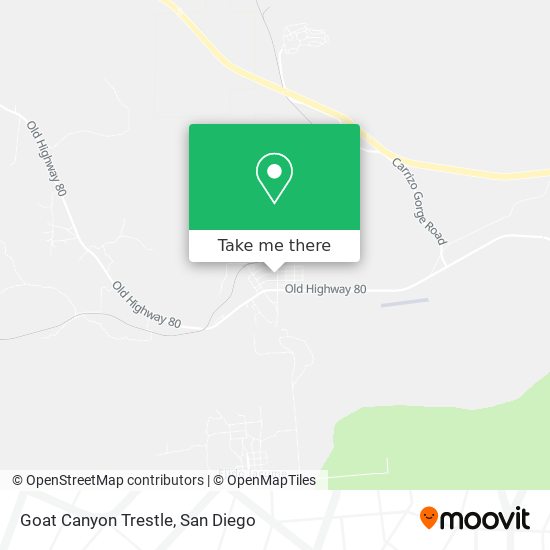 Goat Canyon Trestle map