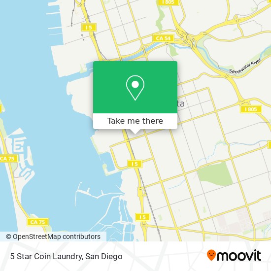 Mapa de 5 Star Coin Laundry