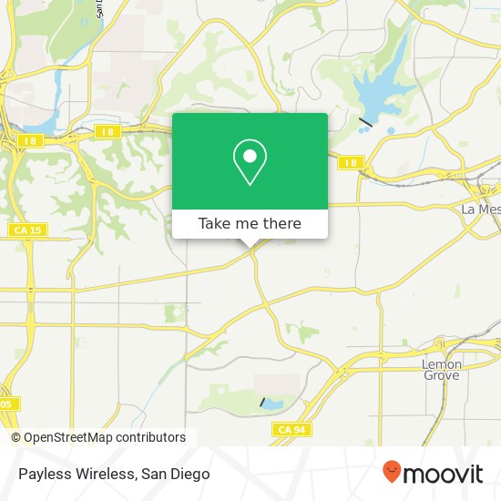 Payless Wireless map