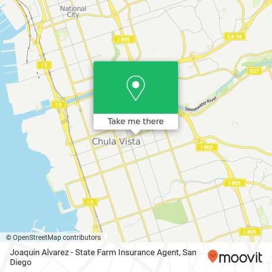 Joaquin Alvarez - State Farm Insurance Agent map