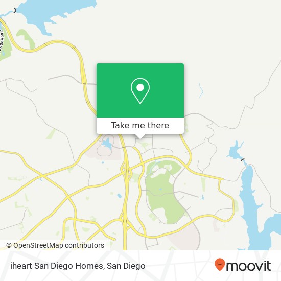 Mapa de iheart San Diego Homes